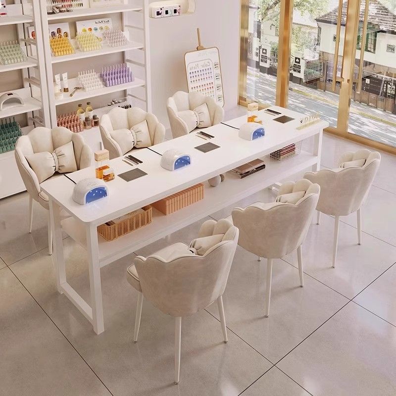 Women Accessories Drawer - 다기능 네일 데스크 의자, 서랍 포함,