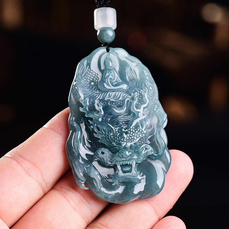 Women'S Accessories And Jewelry - 천연 버마산 경옥 드래곤 펜던트 목걸이