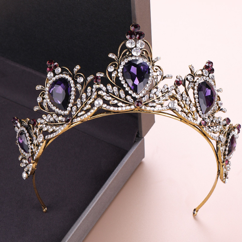 Women'S Accessories And Jewelry - 우아한 크라운 헤드피스 바로크 빈티지 티아라