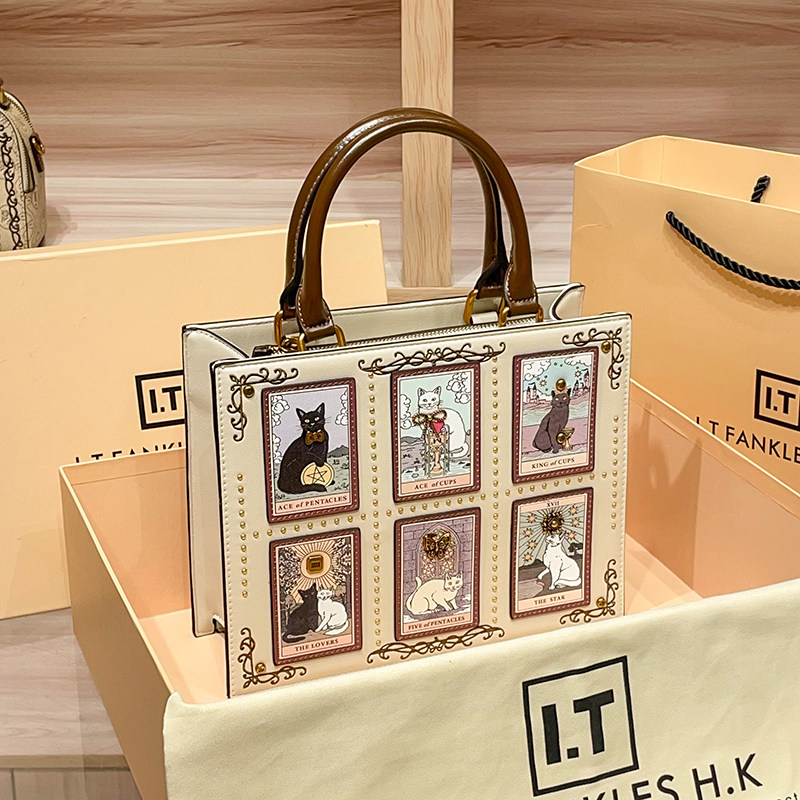 Women Accessories Business - 2026년 신상 홍콩 정품 가죽 토트백,