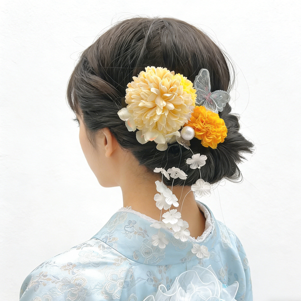 Women'S Kimono Accessories - 수제 일본식 칸자시 헤어핀 세트 실크
