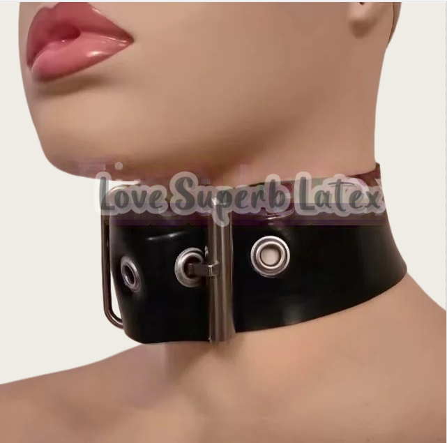 Women'S Accessories Clothing - 0.4mm 섹시 라텍스 넥 초커 고무