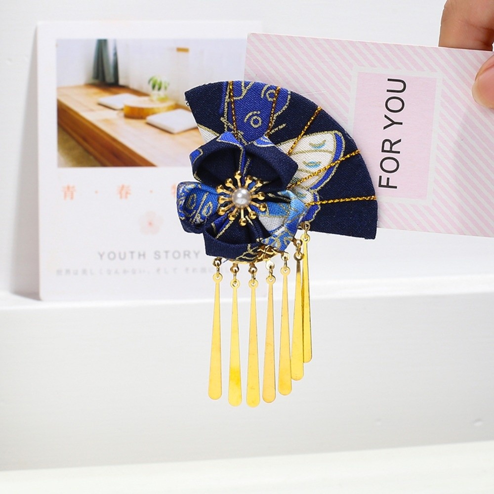 여성 헤어핀 가짜 진주 꽃 부채 장식 일본 전통 의상  - Women'S Kimono Accessories 리뷰 및 가격