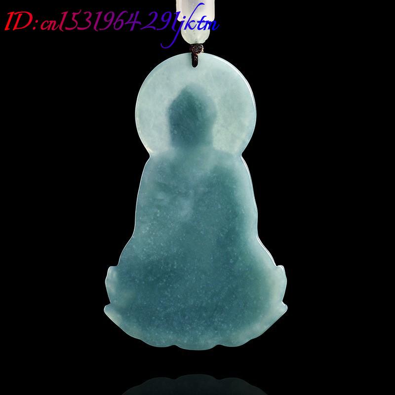 천연 버마산 비취 불상 펜던트 목걸이 패션 진짜 옥 보 - Women'S Accessories And Jewelry 리뷰 및 가격