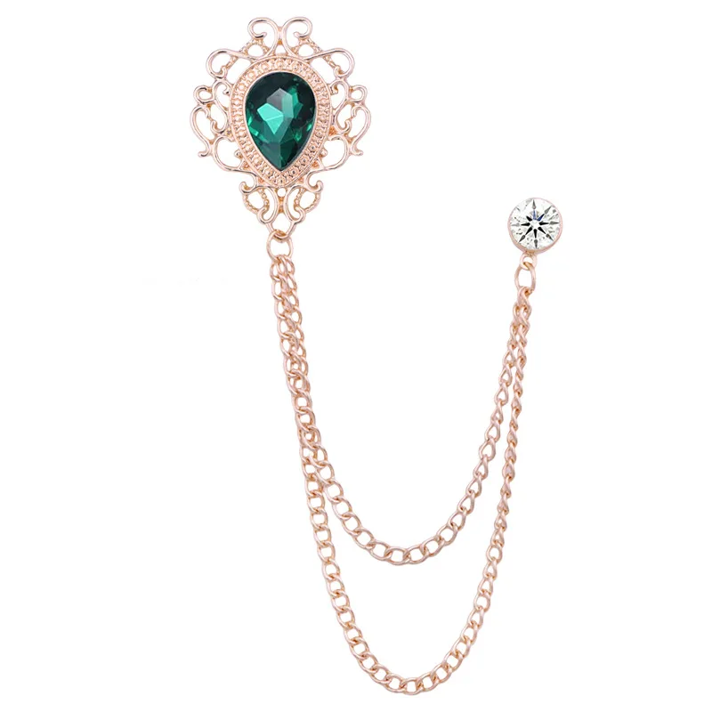 뉴 빈티지 태슬 체인 라인스톤 크리스탈 라펠 핀 - 유 - Women'S Accessories And Jewelry 리뷰 및 가격