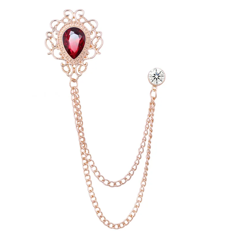 뉴 빈티지 태슬 체인 라인스톤 크리스탈 라펠 핀 - 유 - Women'S Accessories And Jewelry 리뷰 및 가격
