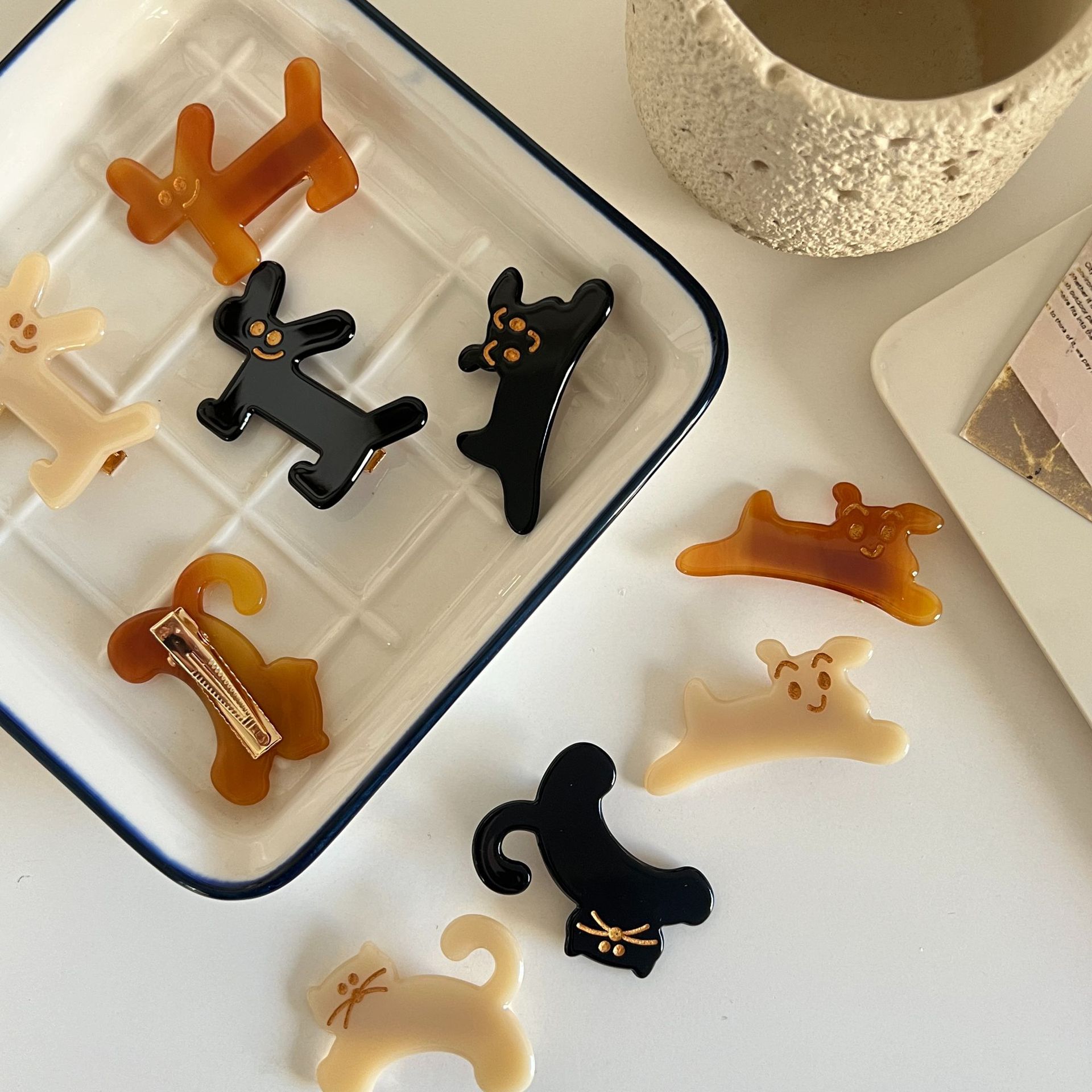 도매 한국 신상 귀여운 미니 5CM 동물 사이드 클립  - Women Accessories Wholesale China 리뷰 및 가격
