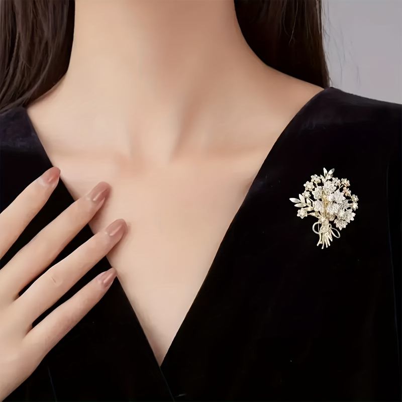 우아한 생명의 나무 핀, 꽃다발 브로치 고급 여성 패션 - Women Accessories Bouquet 리뷰 및 가격