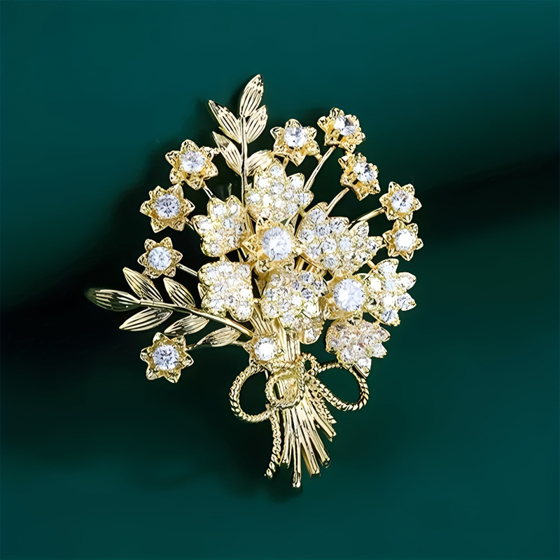 우아한 생명의 나무 핀, 꽃다발 브로치 고급 여성 패션 - Women Accessories Bouquet 리뷰 및 가격