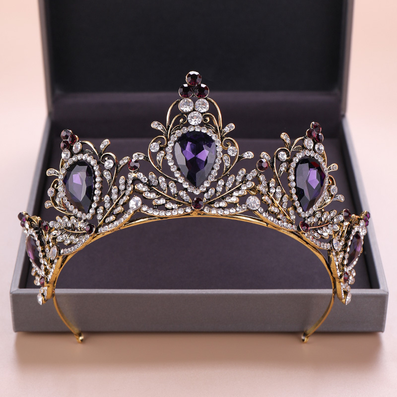 우아한 크라운 헤드피스 바로크 빈티지 티아라 웨딩 신부 - Women'S Accessories And Jewelry 리뷰 및 가격