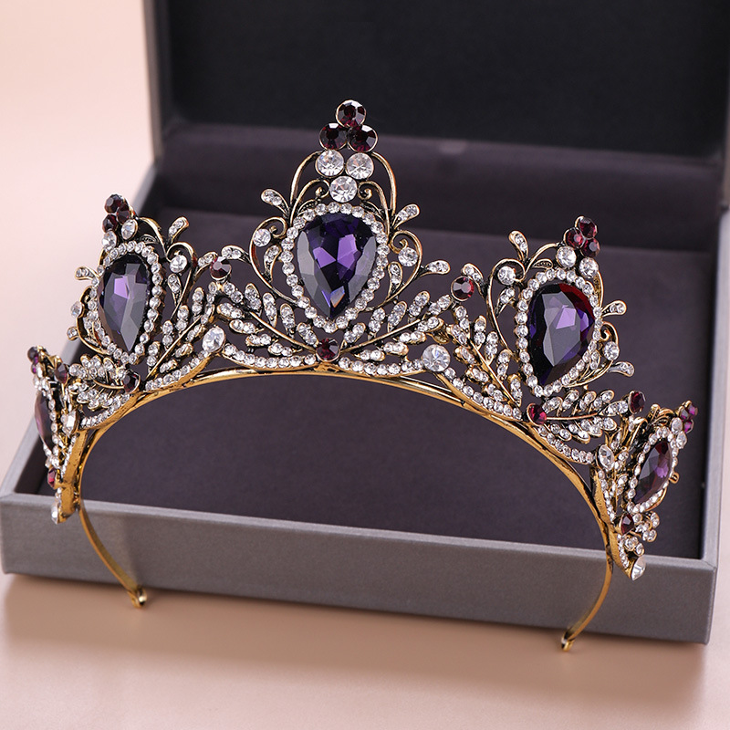 우아한 크라운 헤드피스 바로크 빈티지 티아라 웨딩 신부 - Women'S Accessories And Jewelry 리뷰 및 가격
