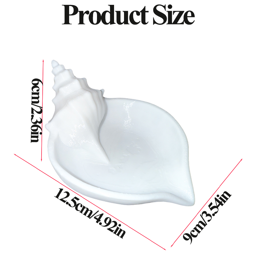 바다 테마의 창의적인 조개 모양 보석 트레이, 3D 조 - Women'S Vanity Accessories 리뷰 및 가격