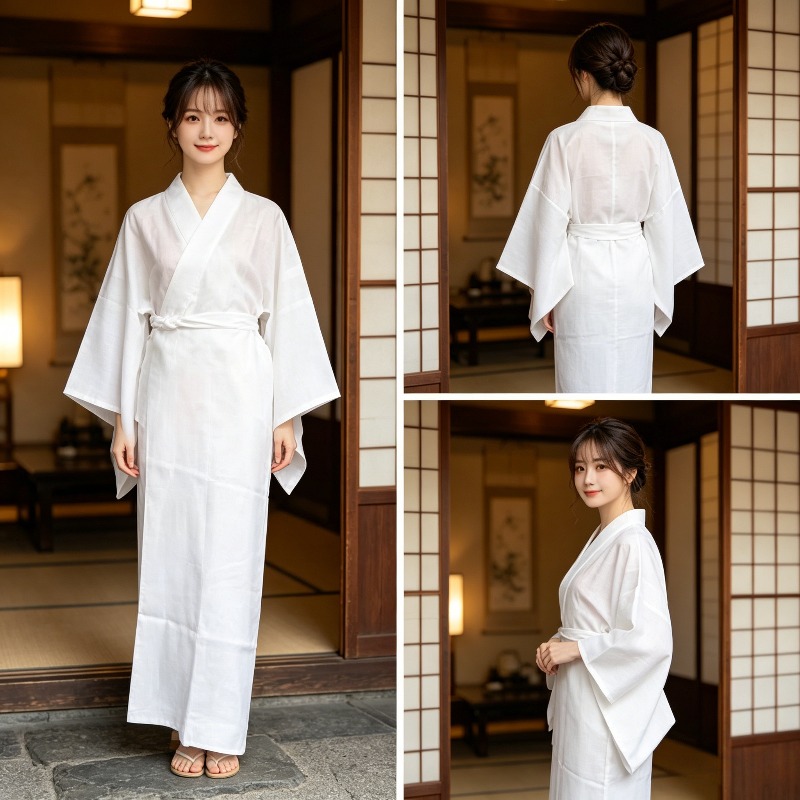 기모노 안감, 다용도 베이스 속옷, 일본식 유카타, 흰 - Women'S Kimono Accessories 리뷰 및 가격