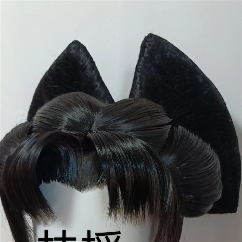 스타일리쉬 모스타 레임 블랙 기모노 헤어 코스프레 가발 - Women'S Kimono Accessories 리뷰 및 가격
