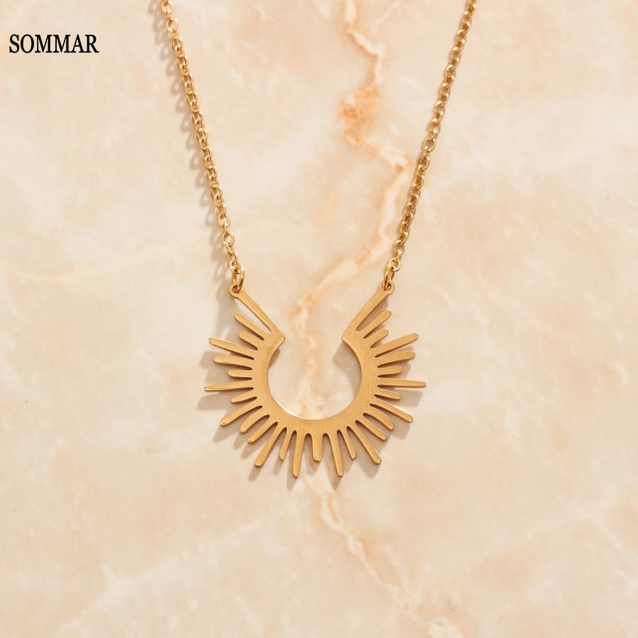 SOMMAR 여성용 금도금 목걸이 및 펜던트, 태양 광 - Women'S Accessories Online Shopping 리뷰 및 가격