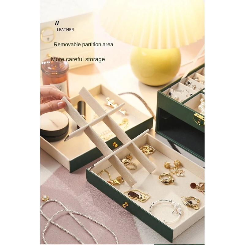 대용량 쥬얼리 보관함 다층 서랍 정리함 벨벳 안감 귀걸 - Women Accessories Drawer 리뷰 및 가격