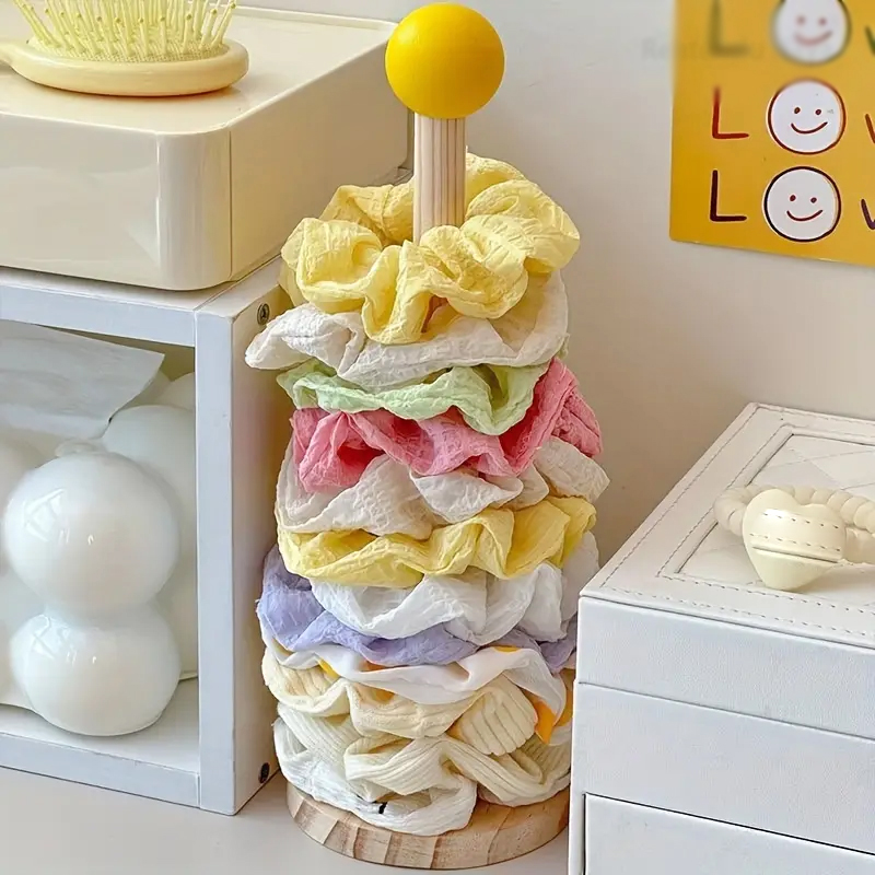 데스크탑 헤어 액세서리 정리함 나무 헤어밴드 집게핀 보 - Women'S Vanity Accessories 리뷰 및 가격