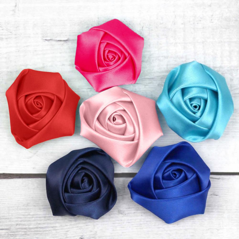 6Pcs 코사지 수제 새틴 장미 웨딩 코사지 DIY 헤 - Women Accessories Bouquet 리뷰 및 가격
