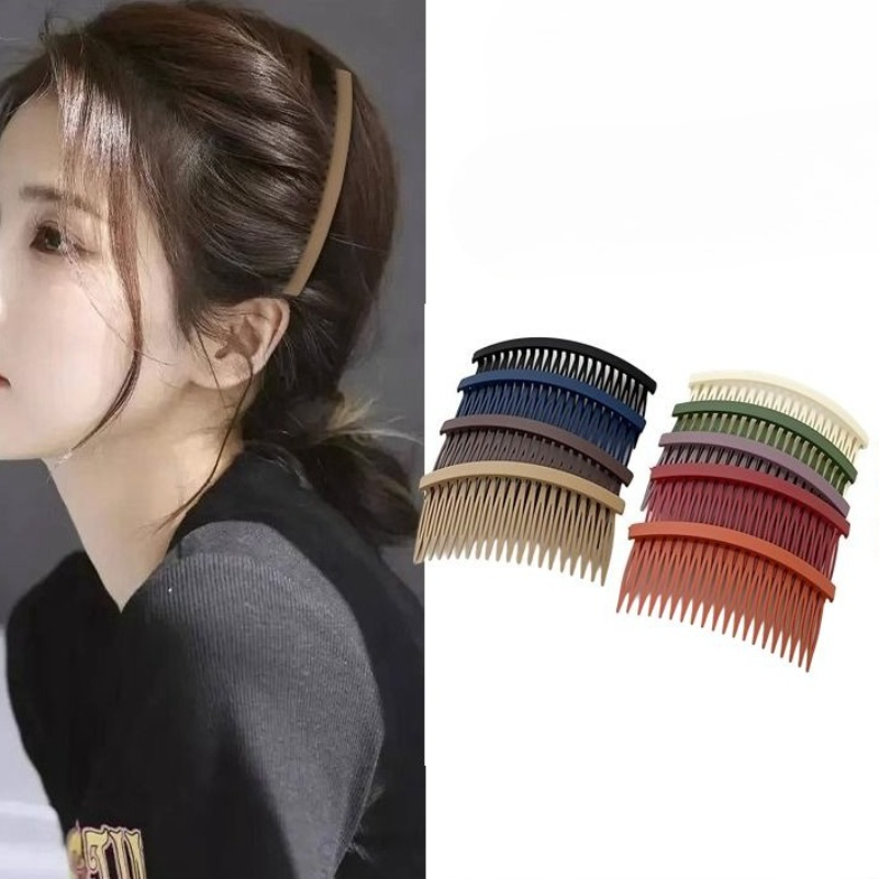 솔로드 컬러 플라스틱 사이드 헤어 트위스트 빗 여성을위 - Women Accessories Wholesale China 리뷰 및 가격