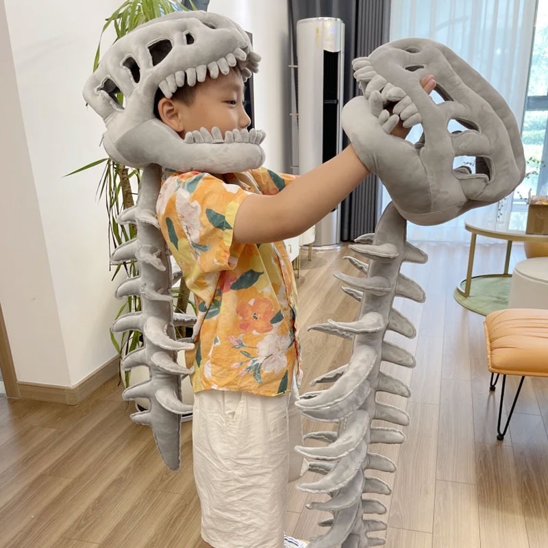 공룡 해골 코스프레 의상 3D 귀여운 현실적인 공룡 플 - Women'S Accessories Clothing 리뷰 및 가격