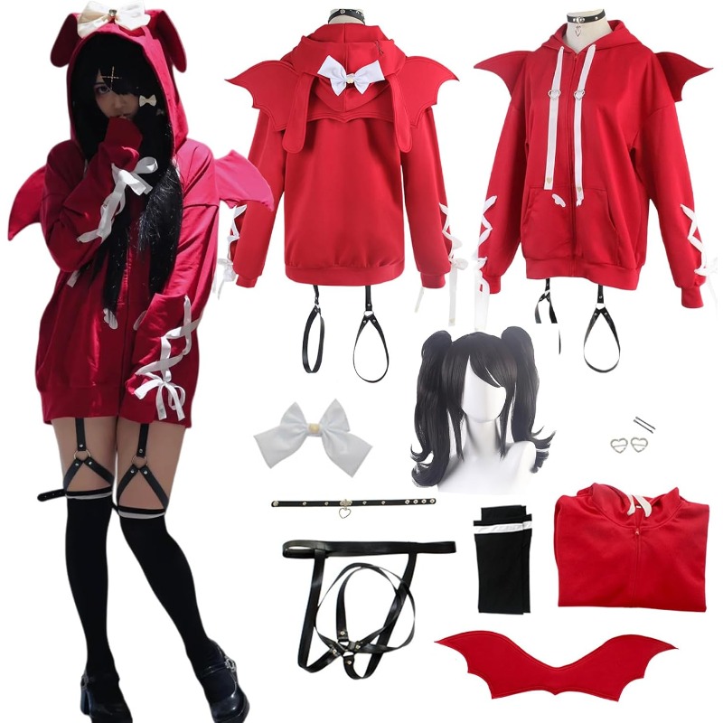 게임 레인 아메 코스튬 앵커 걸스 코스프레 레드 후드  - Women Accessories Products 리뷰 및 가격